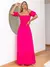 Vestido Longo Manga curto Flare Elastex Ciganinha ⭐⭐⭐⭐⭐ 5.0
