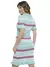 Vestido Midi Tricot Canelado Justo Babado ⭐⭐⭐⭐⭐4.9 - loja online
