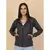 Blusa De Frio Casaco Moletom Feminino Com Ziper e Capuz Liso Várias Cores Com Plus Size