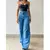 Calça Jeans Feminina Wide Leg 100% Jeans Feminina Tecido Grosso Premium2024 na internet