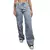 Imagem do CALÇA WIDE LEG FEMININA JEANS PANTALONA 100% ALGODÃO CALÇA UNIVERSITARIA ⭐⭐⭐⭐⭐5.0