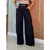 calça feminina alfaiataria pantalona com cinto moda elegante fashion - loja online