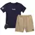 Compre 1, Leve 3. Camiseta 100% Algodão E Short Moletom Várias Cores Masculina Estampado + Brinde - comprar online