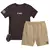 Compre 1, Leve 3. Camiseta 100% Algodão E Short Moletom Várias Cores Masculina Estampado + Brinde - loja online