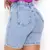 Short Jeans Feminino Levanta Bumbum Cintura Alta Com Elastano Com Bolsos ⭐⭐⭐⭐⭐5.0 - comprar online