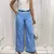 calça feminina alfaiataria pantalona com cinto moda elegante fashion - loja online