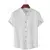 Camisa Social Masculina Linho Gola Padre Manga Curta Luxo ⭐⭐⭐⭐⭐5.0 na internet