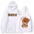 Moletom feminino Canguru, Casaco Feminino Unissex Justin Bieber Drew House Urso Bear Lançamento 2025