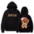 Moletom feminino Canguru, Casaco Feminino Unissex Justin Bieber Drew House Urso Bear Lançamento 2025 - OUTLET | Loja Oficial | Roupas Masculinas e Femininas