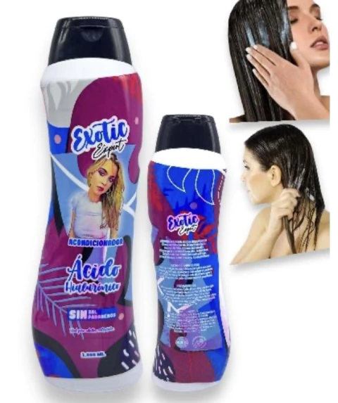 Acondicionador acido hialuronico exotic (ideal para cabellos maltratados)