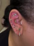 PIERCING TOPO 3 NAVETES INCLINADOS (PEQUENO) - loja online