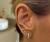 PIERCING HELIX GALHO RAMO 3 PETALAS (FINO) na internet