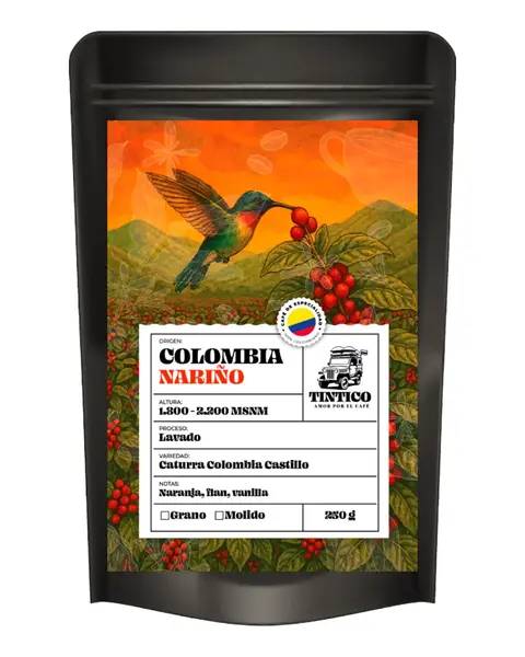 CAFÉ NARIÑO COLOMBIA 250 GR