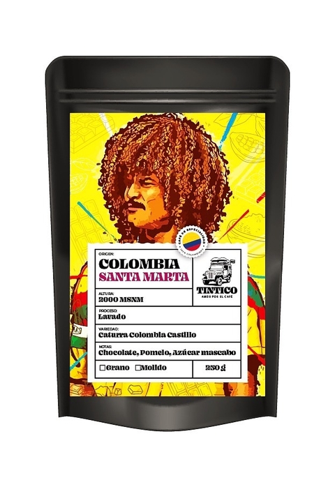 CAFÉ SANTA MARTA COLOMBIA 250 GR - comprar online