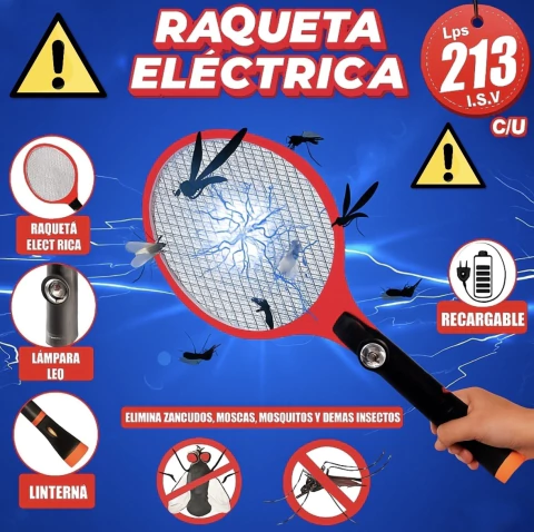 ¡REINGRESO! Raqueta mata mosquitos - comprar online