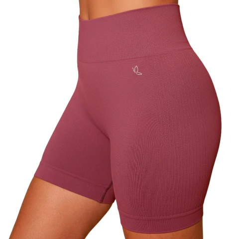 Imagem do Short Benévola Poliamida Academia Sem Costura Leg Legging Shorts Sem Transparência Bermuda Fitness Treino Corrida