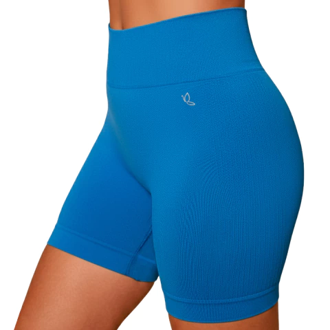 Short Benévola Poliamida Academia Sem Costura Leg Legging Shorts Sem Transparência Bermuda Fitness Treino Corrida - loja online