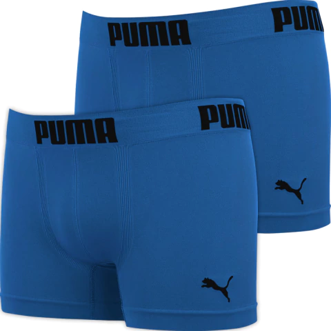 Kit 2 Cuecas Boxer Puma Masculina Box Sem Costura Original - loja online