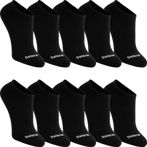 Kit 10 Pares Meias Selene Sapatilha Algodão Masculino Feminina Cano Curto Baixo Soquete Academia Original - comprar online