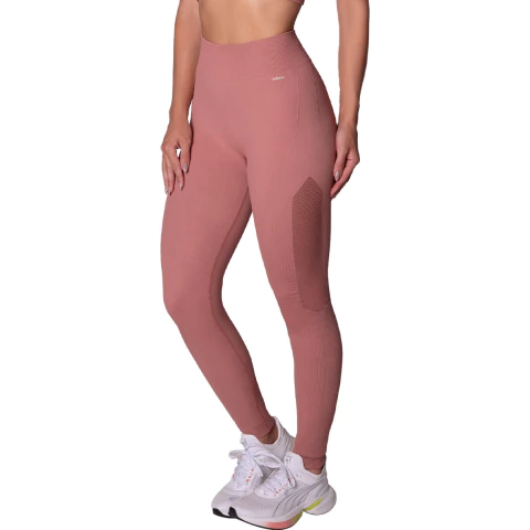 Calça Legging Selene Fitness Academia Sem Costura Cós Alto