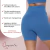 Imagem do Short Benévola Poliamida Academia Sem Costura Leg Legging Shorts Sem Transparência Bermuda Fitness Treino Corrida