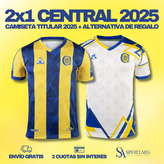 2X1 ROSARIO CENTRAL - CAMISETA TITULAR + CAMISETA ALTERNATIVA - (OFICIALES)