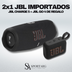 2X1!!! JBL CHARGE 5 + JBL GO 4 - comprar online