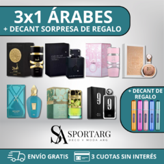 3x1 PERFUMES ARABES A ELECCION + Decant sorpresa de regalo