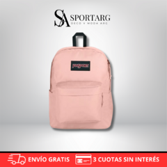 MOCHILA JANSPORT PREMIUM + TERMO STANLEY SYSTEM DE REGALO