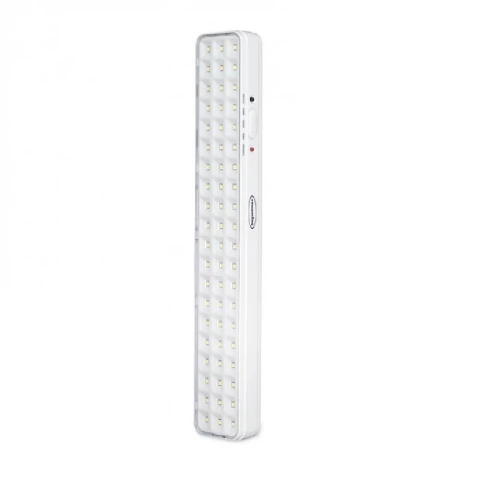 LUMINARIA LUZ EMERGENCIA 60 LEDS 200 LM COM ADESIVO SAIDA SLIM SEGURIMAX