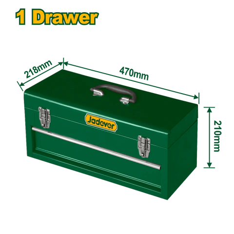 Caja de herramientas Acero 1 Compartimiento 470x218x210