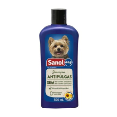 SHAMPOO SANOL DOG ANTIPULGAS 500ML - comprar online