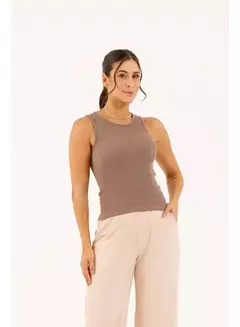 Imagem do Regata Canelada Sem Costura