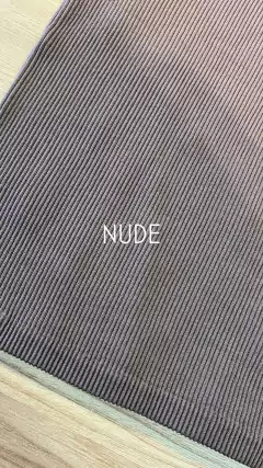 Regata canelada com gola sem costura - comprar online