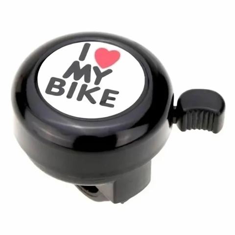Campainha Trim-Trim Base Plast. Preto (I Love My Bike)