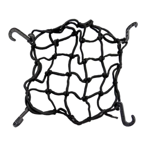 Rede Redinha Elástico para Capacete Moto Preto