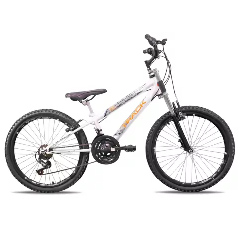 Bicicleta Aro 24 Juvenil Track Dragon Fire 21V Branco V-Brake - comprar online