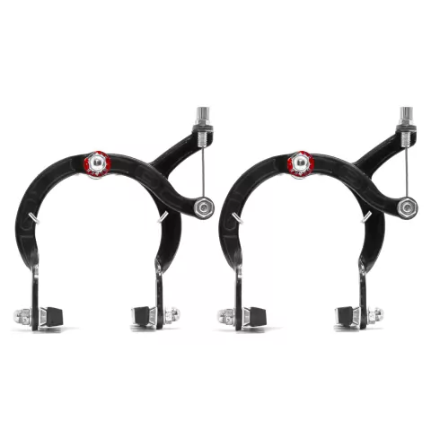 Freio Side Pull Ferradura em Aço Preto