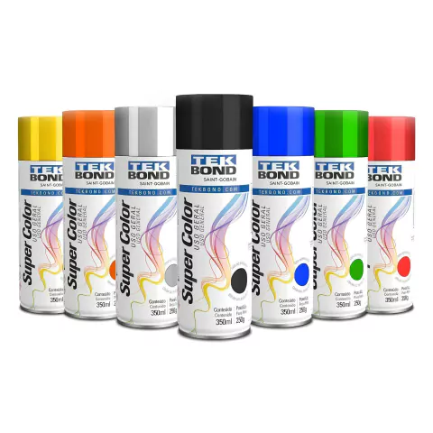 Tinta Spray Tekbond 350ml Uso Geral Super Color