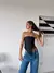 STRAPLESS FRUNCE NEGRO - Zephyr Clothing