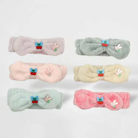 VINCHA ELASTICA MAQUILLAJE CERECITAS SILICONA MELY (DLH-311-2) - comprar online