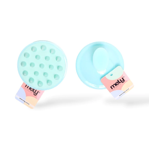 CEPILLO MASAJEADOR DE SILICONA REDONDO (LH-KP028) - comprar online