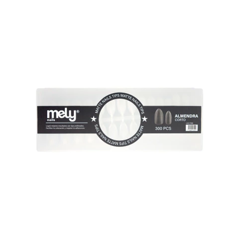 TIPS SOFT GEL UÑAS ALMENDRA MATTE X300PCS MELY (LIH-7109) - comprar online