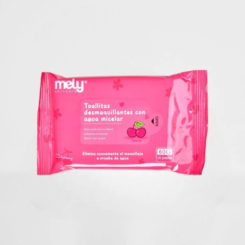 TOALLITAS DESMAQUILLANTES CON AGUA MICELAR CEREZAS (MY891021) - comprar online