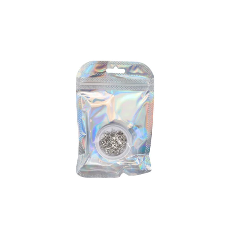 STRASS PLATEADO PARA UÑAS MELY (MYA6-0002) - comprar online