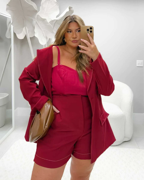 Conjunto blazer e short alfaiataria Diva's - comprar online