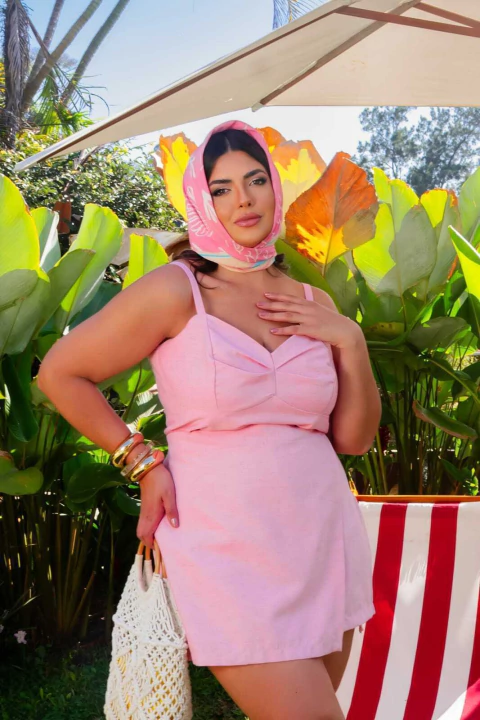 Conjunto cropped com short saia Diva's - comprar online