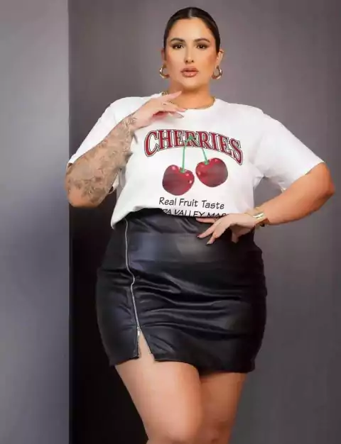 Saia em courino Diva's - comprar online