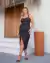 Vestido midi Gizelli Bellah Curves