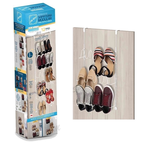 SAPATEIRA PARA PORTA PARA 12 PARES REGULAVEIS